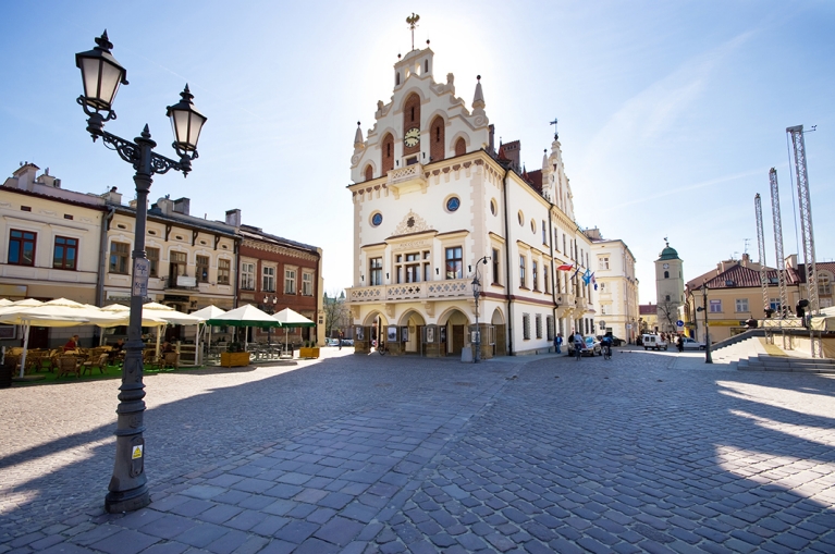 Marketplace in Rzeszow, Poland